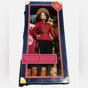 New in box Barbie Collector Dolls of the World Canada Mountie Doll 2012 Mattel